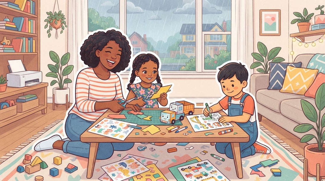 Rainy Day Magic: Instant Download Kids Activities for Screen-Free Fun