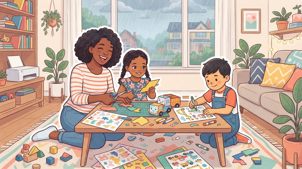 Rainy Day Magic: Instant Download Kids Activities for Screen-Free Fun